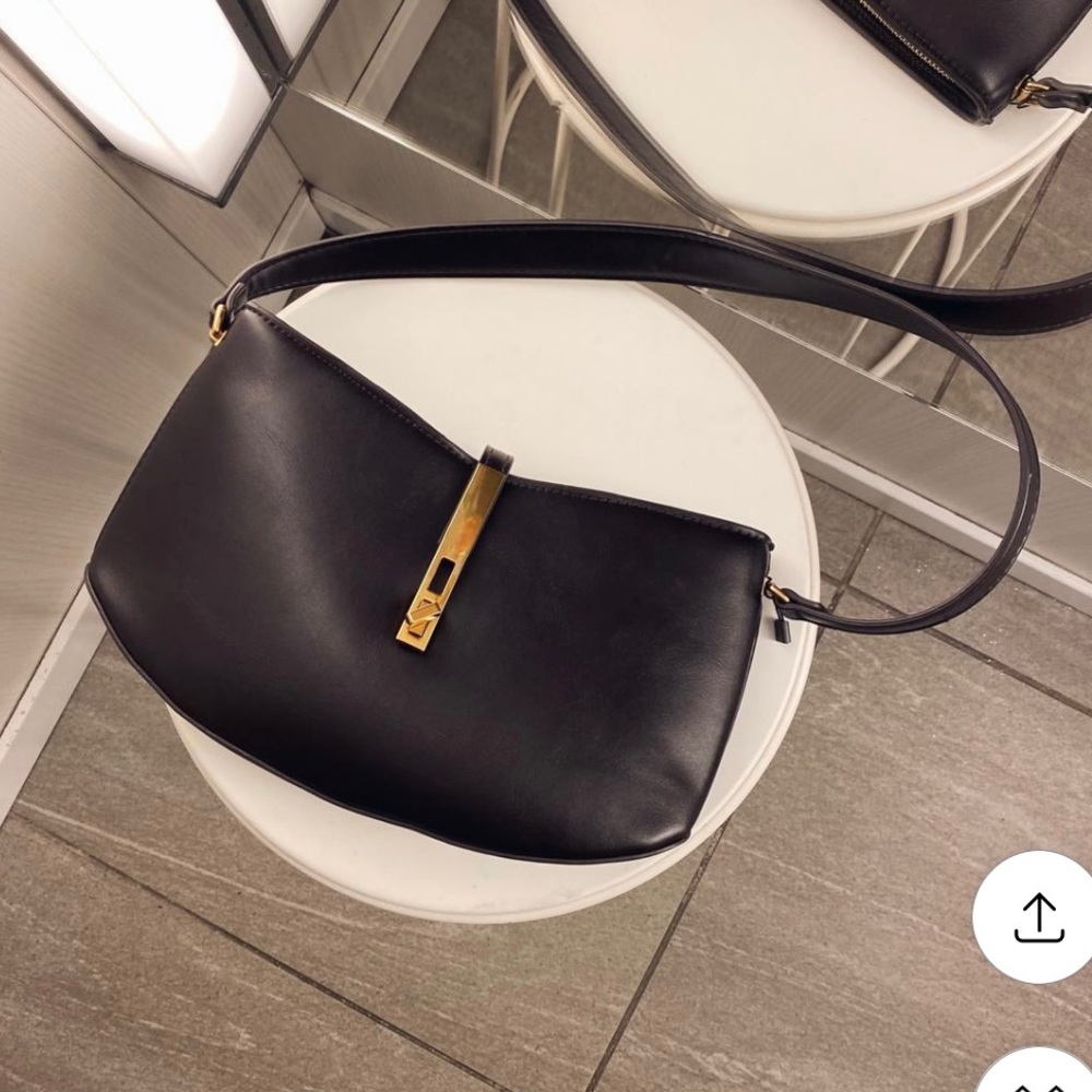 MANGO Dark Brown Mini Bag